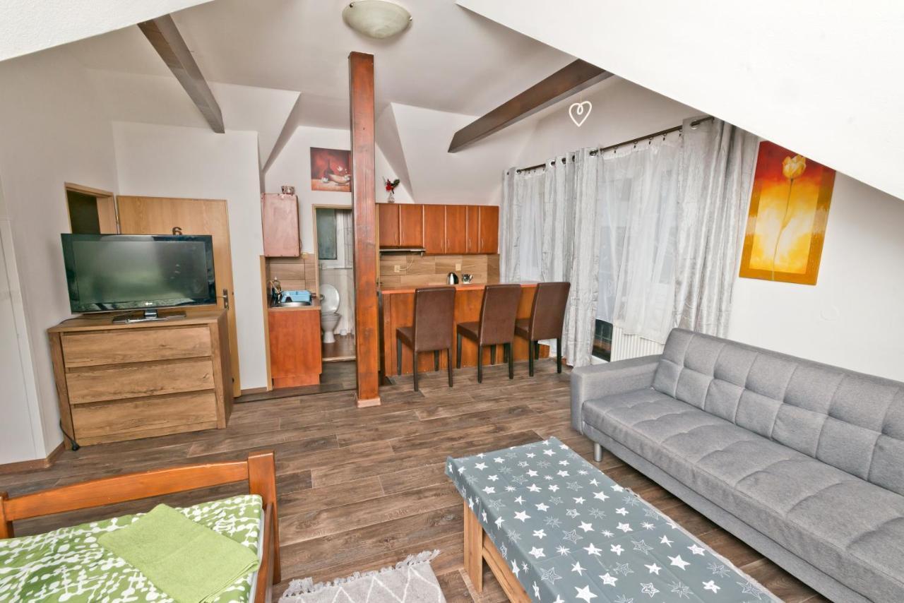 Penzion Pod Svahem Zelezna Ruda Bagian luar foto